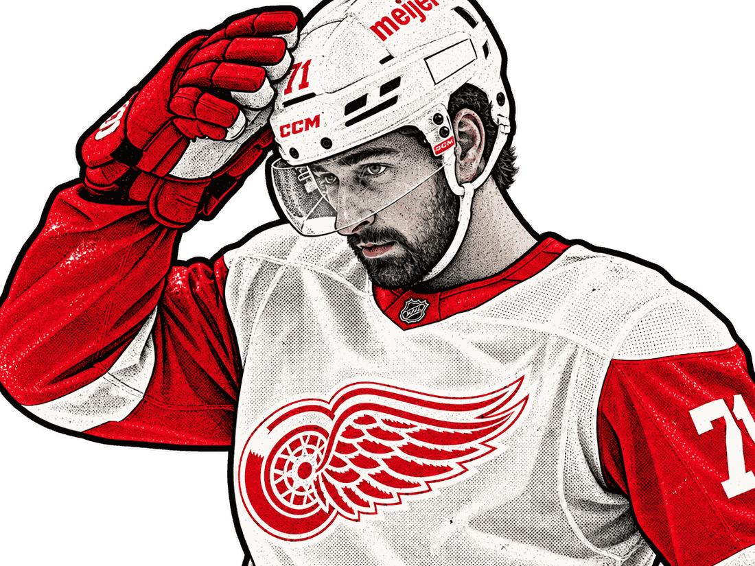 Dylan Larkin, illustrated